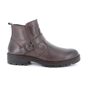 Half boots for men brown with zip Half boots for men brown with zip