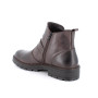 Stivaletti da uomo marrone con zip Stivaletti da uomo marrone con zip