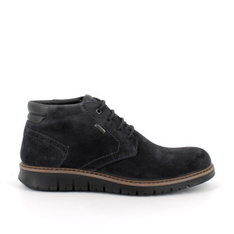 MANN GORE-TEX STIEFELETTEN BLAU MIT SENKEL MANN GORE-TEX STIEFELETTEN BLAU MIT SENKEL