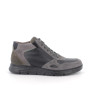Sneakers da uomo grigio e nero con zip Sneakers da uomo grigio e nero con zip