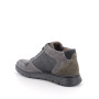 Sneakers da uomo grigio e nero con zip Sneakers da uomo grigio e nero con zip