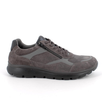 MANN SNEAKER GRAU MIT ZIP MANN SNEAKER GRAU MIT ZIP