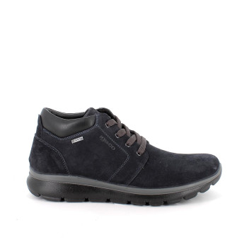 MANN GORE-TEX STIEFELETTEN BLAU MIT SENKEL MANN GORE-TEX STIEFELETTEN BLAU MIT SENKEL