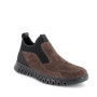 Slip on shoes for men brown with elastic Slip on shoes for men brown with elastic