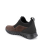 Slip on shoes for men brown with elastic Slip on shoes for men brown with elastic