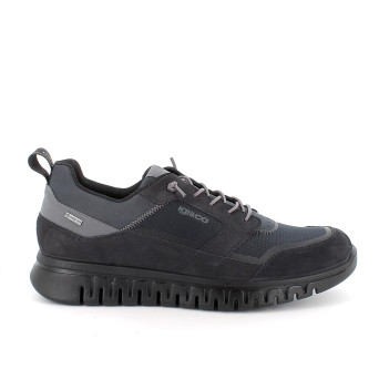Gore-tex sneakers for men blue with laces Gore-tex sneakers for men blue with laces