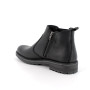 Stivaletti gore-tex da uomo nero con zip Stivaletti gore-tex da uomo nero con zip