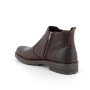 Stivaletti gore-tex da uomo marrone con zip Stivaletti gore-tex da uomo marrone con zip