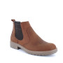 Stivaletti gore-tex da uomo marrone con zip Stivaletti gore-tex da uomo marrone con zip