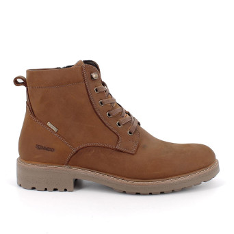 Scarponcini gore-tex da uomo marrone con zip Scarponcini gore-tex da uomo marrone con zip