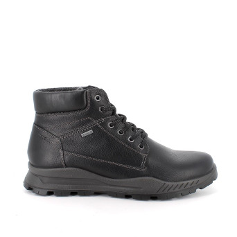Polacchine gore-tex da uomo nero con lacci Polacchine gore-tex da uomo nero con lacci