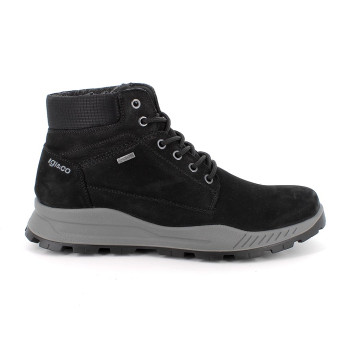 Polacchine gore-tex da uomo nero con lacci Polacchine gore-tex da uomo nero con lacci