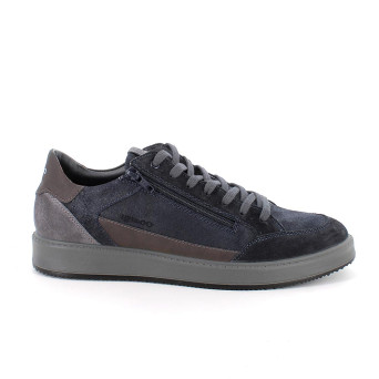 MANN SNEAKER BLAU MIT ZIP MANN SNEAKER BLAU MIT ZIP