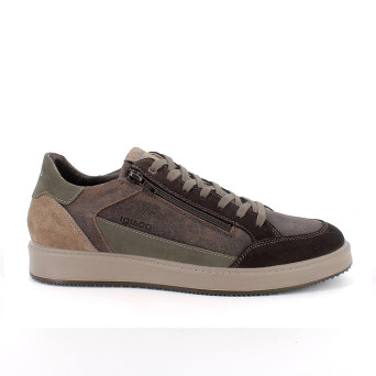 Sneakers for men brown with zip Sneakers for men brown with zip
