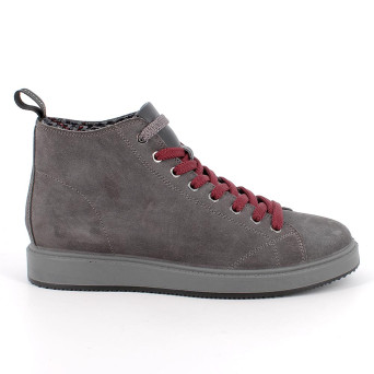 Midcut shoes for men grey with laces Midcut shoes for men grey with laces