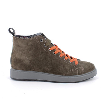 Midcut shoes for men green with laces Midcut shoes for men green with laces