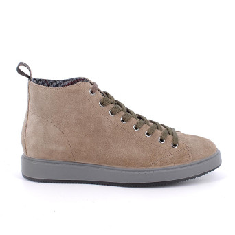 Midcut shoes for men beige with laces Midcut shoes for men beige with laces