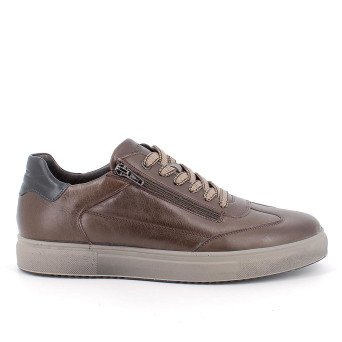Sneakers for men brown with zip Sneakers for men brown with zip