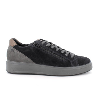 Sneakers for men blue with zip Sneakers for men blue with zip