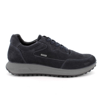 Gore-tex sneakers for men blue with laces Gore-tex sneakers for men blue with laces