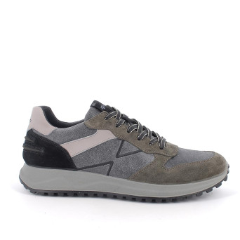 Sneakers for men grey and green with laces Sneakers for men grey and green with laces