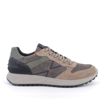 Sneakers for men brown and beige with laces Sneakers for men brown and beige with laces