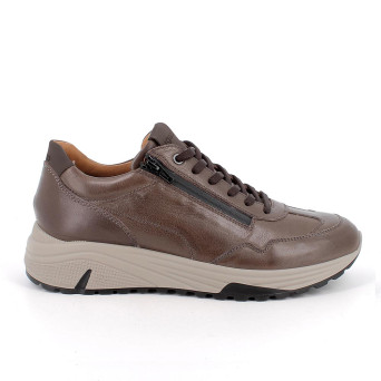 Sneakers for men brown with zip Sneakers for men brown with zip
