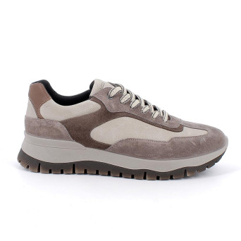 Sneakers for men brown and grey with laces Sneakers for men brown and grey with laces