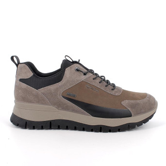Gore-tex sneakers for men brown and grey with laces Gore-tex sneakers for men brown and grey with laces