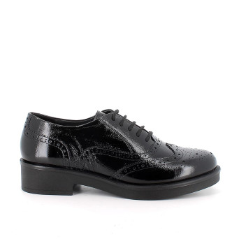 Lace-up shoes for women black with laces Lace-up shoes for women black with laces