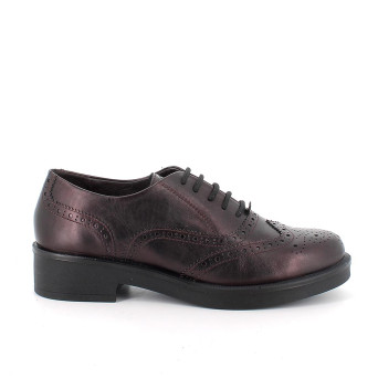 Lace-up shoes for women burgundy with laces Lace-up shoes for women burgundy with laces