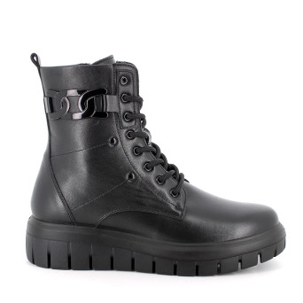 Bottillon pour femme noir avec zip Bottillon pour femme noir avec zip