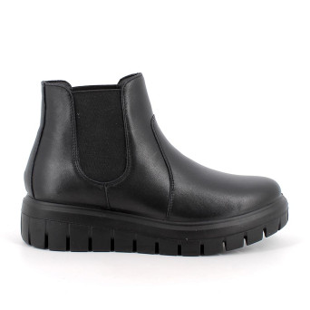 Stivaletti beatles da donna nero con elastico Stivaletti beatles da donna nero con elastico