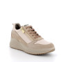 Sneakers gore-tex con zeppa da donna beige con zip Sneakers gore-tex con zeppa da donna beige con zip