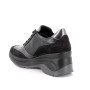 Sneaker avec coin pour femme noir avec zip Sneaker avec coin pour femme noir avec zip