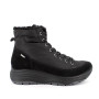 Goretex boots with wedge for women black with laces Goretex boots with wedge for women black with laces