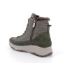 Botines gore-tex con cuña para mujer verde con cordones Botines gore-tex con cuña para mujer verde con cordones