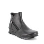 DAME STIEFELETTE SCHWARZ MIT ZIP DAME STIEFELETTE SCHWARZ MIT ZIP