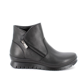 Half boots for women black with zip Half boots for women black with zip