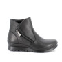 Media bota para mujer negro con cremallera Media bota para mujer negro con cremallera