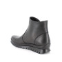 Media bota para mujer negro con cremallera Media bota para mujer negro con cremallera