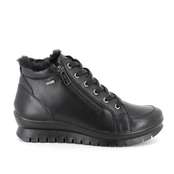 Medias botas gore-tex para mujer negro con cremallera Medias botas gore-tex para mujer negro con cremallera