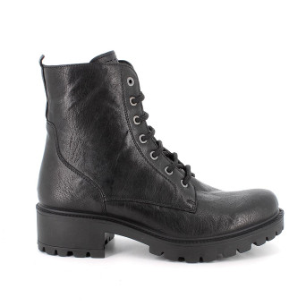 Bottillon avec talon pour femme noir avec zip Bottillon avec talon pour femme noir avec zip