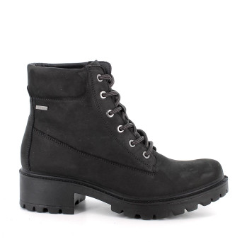 Scarponcini gore-tex da donna nero con lacci Scarponcini gore-tex da donna nero con lacci