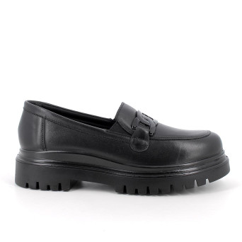 Mocassins for women black with elastic Mocassins for women black with elastic