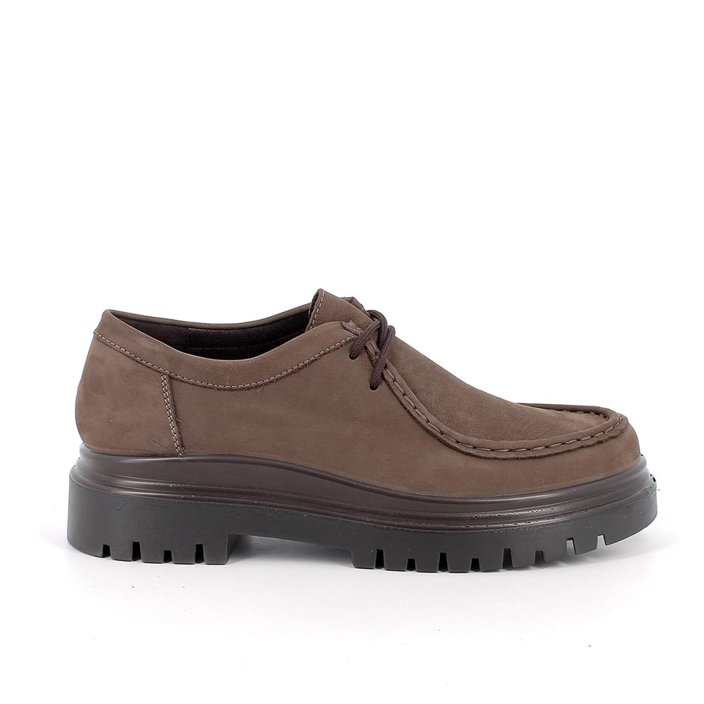 Scarpe&#x20;da&#x20;donna&#x20;marrone&#x20;con&#x20;lacci