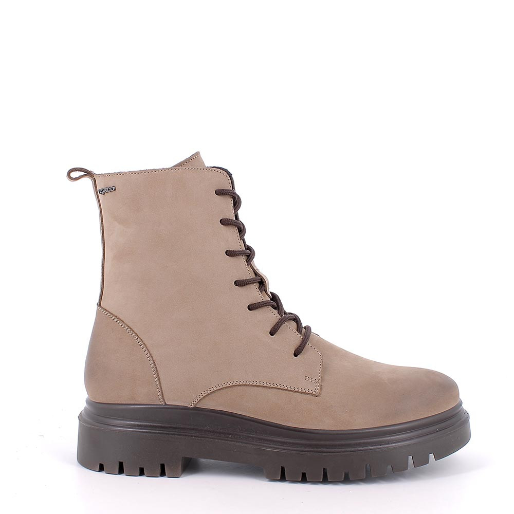 Anfibi&#x20;da&#x20;donna&#x20;beige&#x20;con&#x20;zip