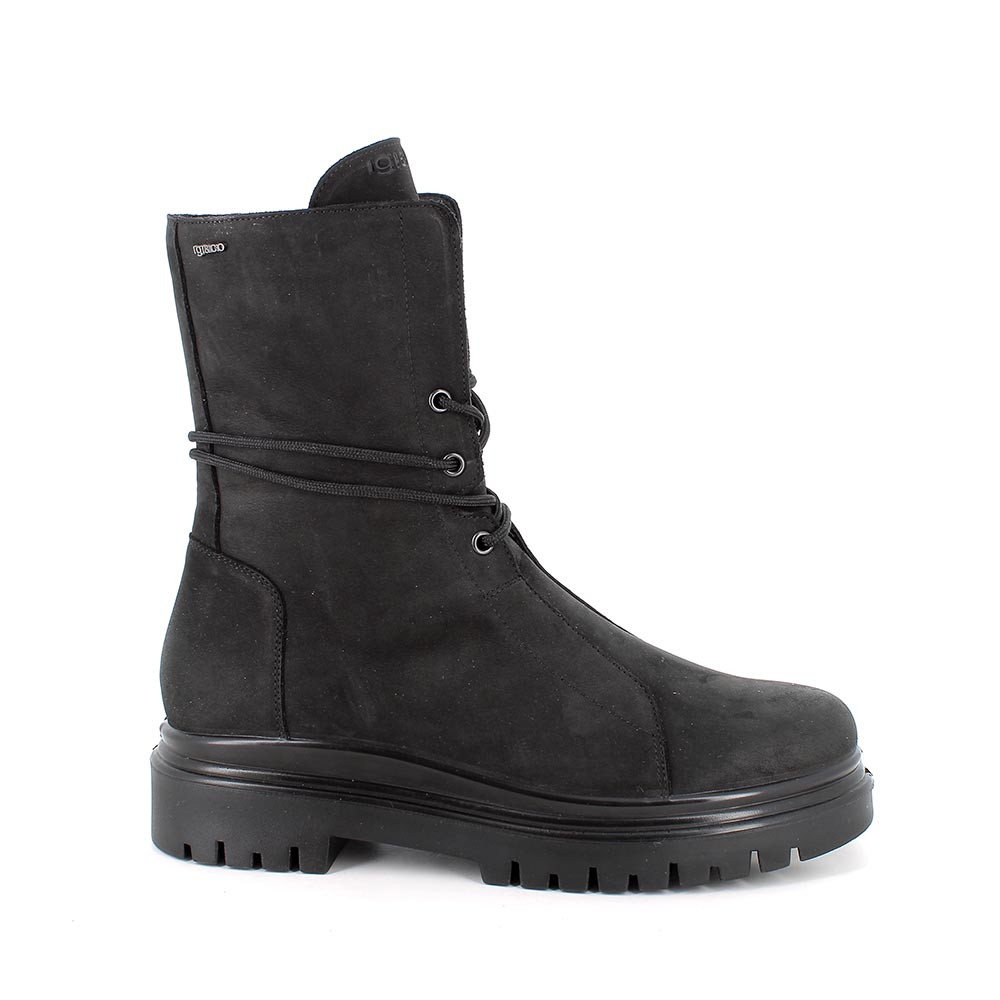 Stivaletti&#x20;da&#x20;donna&#x20;nero&#x20;con&#x20;zip