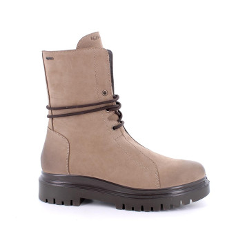 Stivaletti da donna beige con zip Stivaletti da donna beige con zip