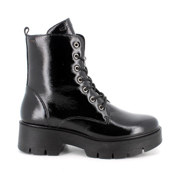 Anfibi da donna nero con zip Anfibi da donna nero con zip
